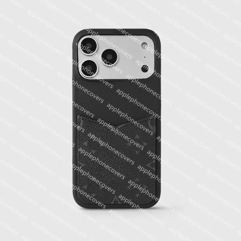 17 Pro Max Phone Case Designer Iphone Case Luxury Wallet Card Holder for Apple Iphone 16 Pro Max 15 plus 18 14 13 12 Card Package Dirt-Resistant DHGATE