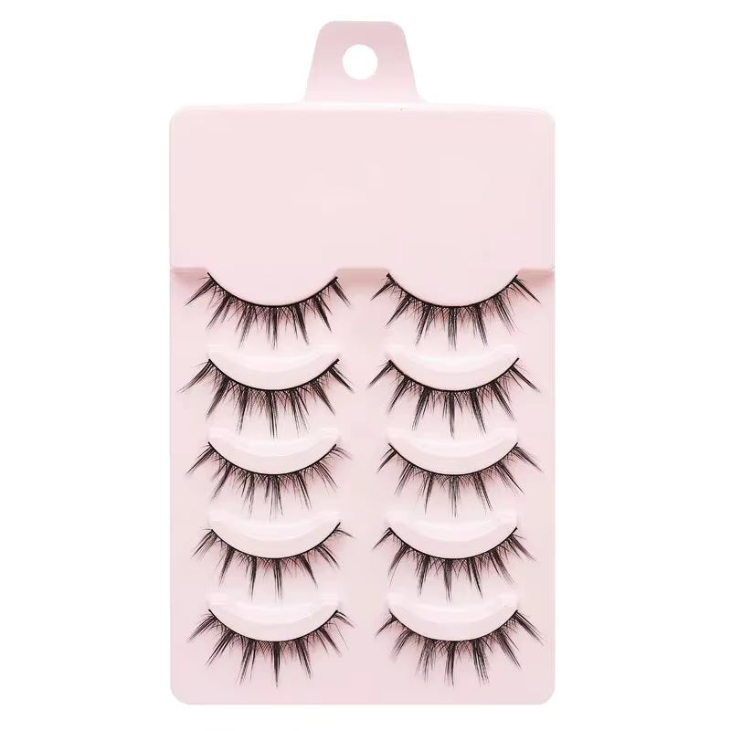 The Midnight Muse Lash Set 5-Pair Premium "Little Devil" Wispy Collection
