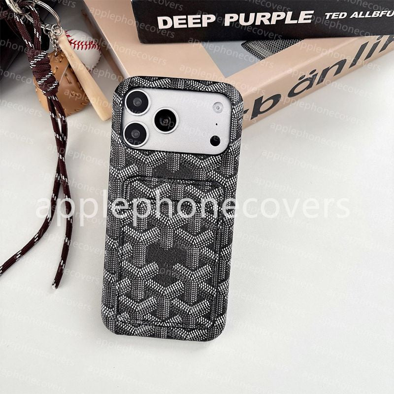 17 Pro Max Phone Case Designer Iphone Case Luxury Wallet Card Holder for Apple Iphone 16 Pro Max 15 plus 18 14 13 12 Card Package Dirt-Resistant DHGATE