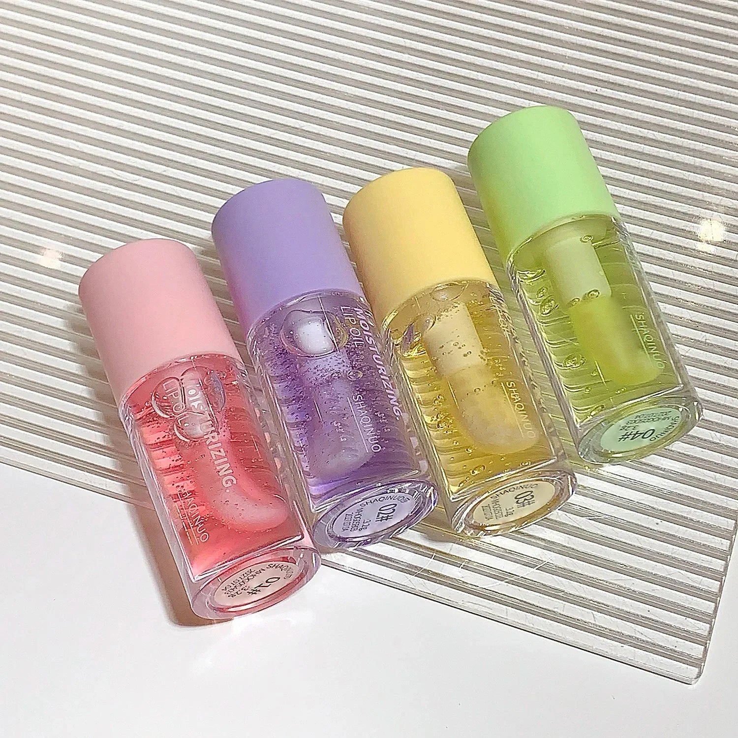 Water Light Lip Gloss Moisturizer Transparent Jelly Mirror Fruit Crystal Lip Oil Clear Hydrating Plumping Korean Lip Care Makeup